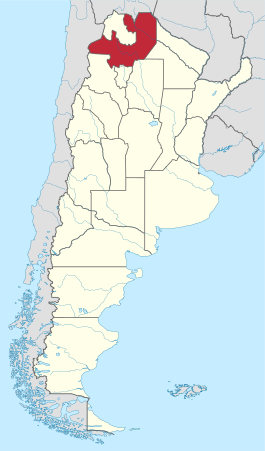 Salta within Argentina