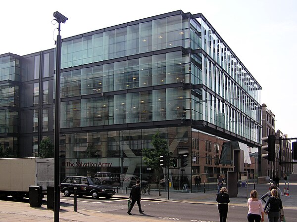 The Salvation Army's headquarters on Queen Victoria Street.