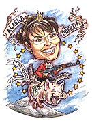 Caricature of American politician Sarah Palin