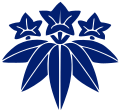 Sasarindō, huy hiệu lá tre và hoa của cây khổ sâm của gia tộc Minamoto