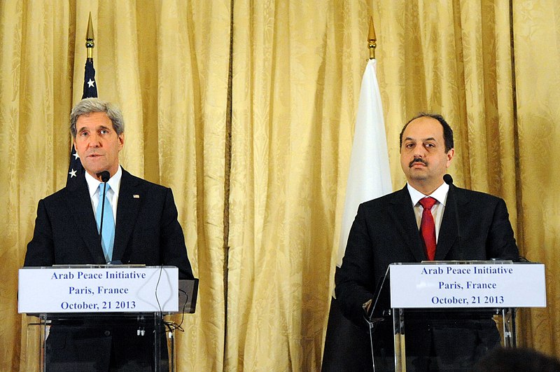 File:Secretary Kerry and Qatari Foreign Minister al-Attiyah Address Reporters (10409056284).jpg