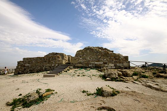 Segesta Ruine auf der Akropolis