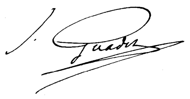 signature de Julien Guadet