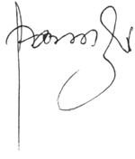 Signature of the Rebbe - Menachem M. Schneerson.png