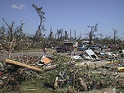 Tornado damage in Siren, Wisconsin Siren tornado.jpg