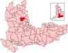 A medium-sized constituency in the south-west of the county.