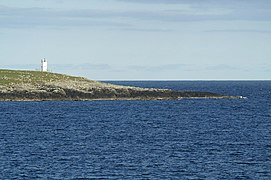 Южный конец острова Балтей и маяк