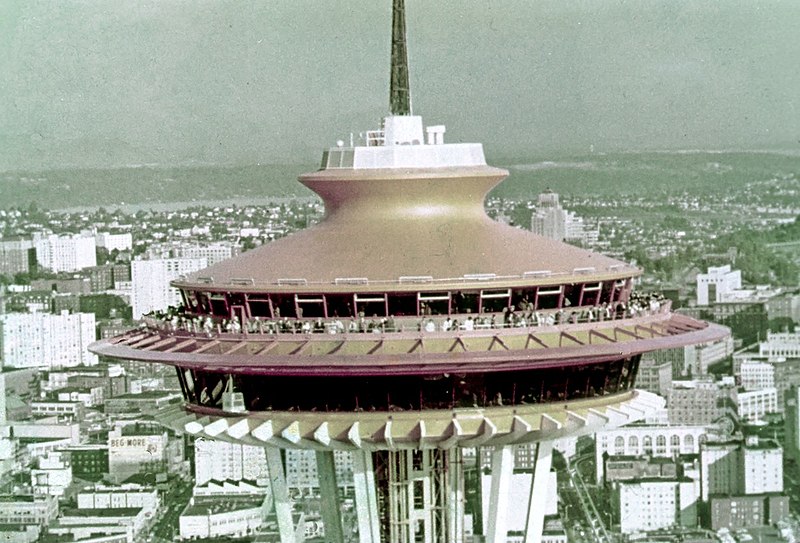 File:Space Needle during World's Fair, 1962 (26520242127).jpg