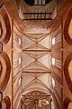 St. Georgenkirche, Wismar, Innenraum, Gewölbedecke im Mittelschiff, Mecklenburg-Pomerania, Germany