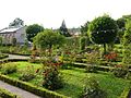 Lahr: Stadtpark (city garden) view to a part of the rose garden