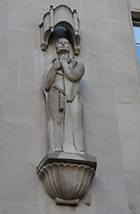 Statue of Augustine of Hippo by John Skeaping, London 01.jpg