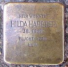 Stolperstein für Hilda Haberer