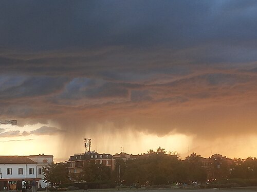 Stormy weather in Novi Park