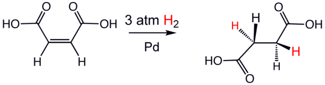 Hidrogenasi asam maleat