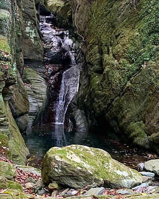 Suijin-Wasserfall im Mai 2019