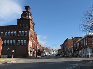 <span class="mw-page-title-main">Suncook Village Commercial–Civic Historic District</span> Historic district in New Hampshire, United States