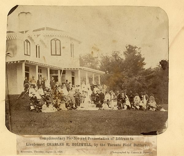 Group at Sunnyside Farm, 1859