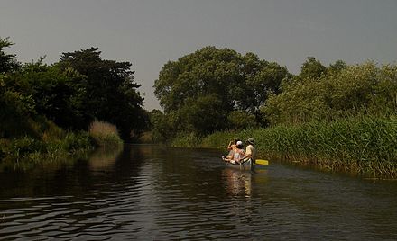 Canoeing on Suså river
