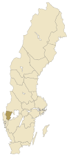 Расположение провинции Дальсланд в Швеции