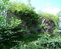 Reste des Bergfrieds der alten Burg Landeswehre bei Meiningen
