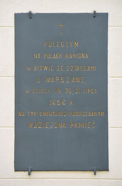 File:Tablica Bitwa ze Szwedami Konkatedra Matki Bożej Zwycięskiej w Warszawie.JPG