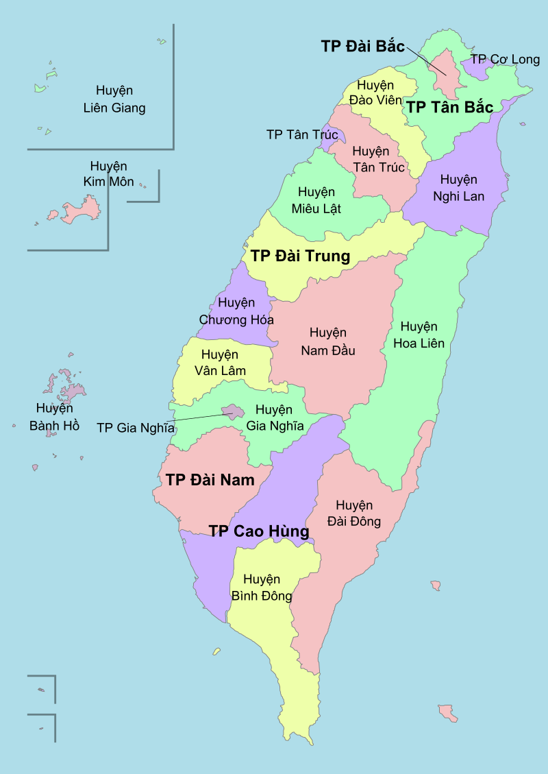 Phân cấp hành chính Trung Hoa Dân Quốc Đài Loan: Cùng tìm hiểu về phân cấp hành chính của Đài Loan thông qua những hình ảnh được cập nhật mới nhất năm