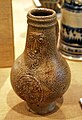 English: Stoneware-botte with the face of a bearded man and coat of arms; Salt glazed with wash; 1641, from Frechen; Philadelphia Museum of Art (2011-139-4), "The Art of German Stoneware" 2012 exhebition.