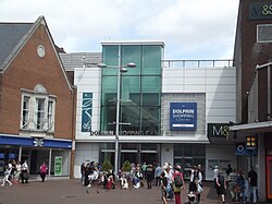 The Dolphin Shopping Centre, Poole - High Street entrance (9285834111).jpg