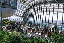 Sky garden at 20 Fenchurch Street in the historic City of London financial district The Sky Garden.jpg