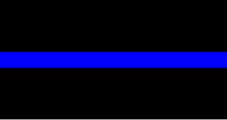 <span class="mw-page-title-main">Thin blue line</span> Figurative reference to the position of police in society