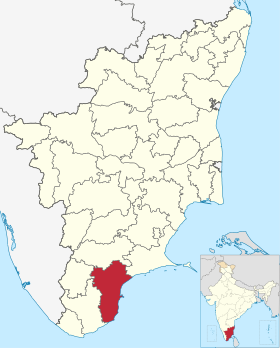 Localisation de District de Thoothukudi