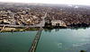 View of Mosul in 2003, along the river Tigris.