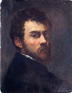 Tintoretto fiatalkori önarcképe
