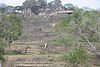 Tonina viewed from the main plaza