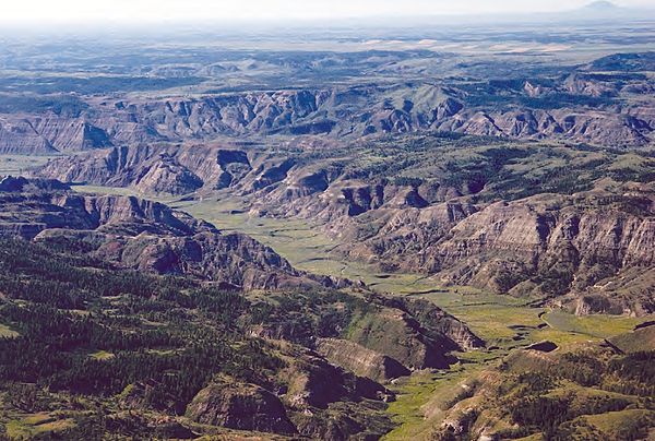 The topography of the Russell Wildlife Refuge is highly varied.