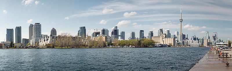 File:Toronto skyline from Western Channel, Billy Bishop Toronto City Airport 2017-05-17.jpg