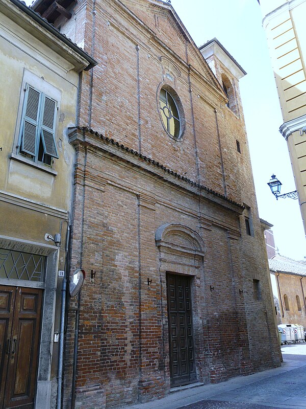 Ancient church in the town center