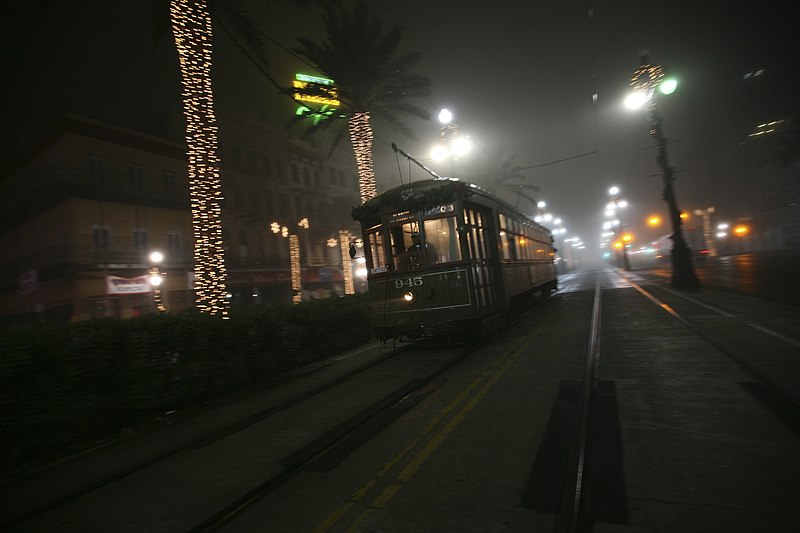 File:Trolley in the Fog NOLA.jpg