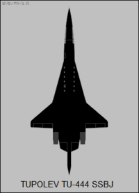 Tupolev Tu-444 top-view silhouette.png