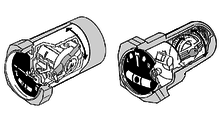 Représentation d'un Virometer ou CLIGNOTANTS