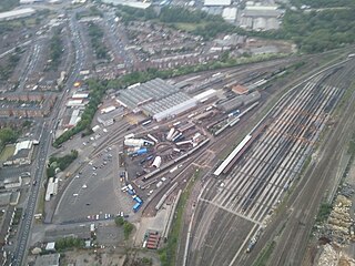 Tyseley TMD Railway depot in Birmingham, England