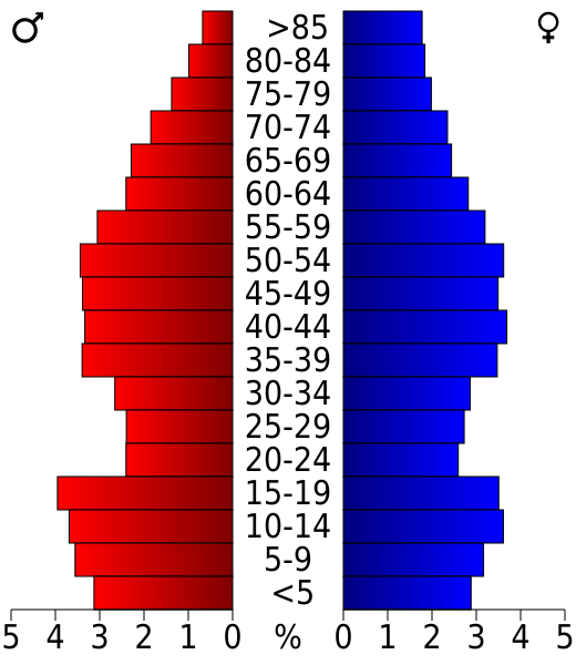 File:USA Cass County, Texas age pyramid.svg