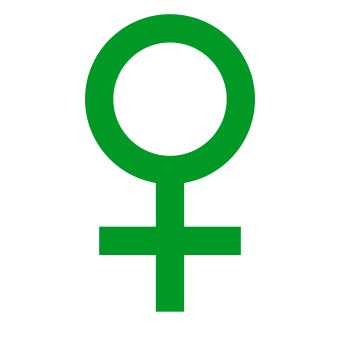 File:Venus symbol (green).svg
