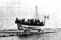 Le canot de sauvetage Vice-Amiral Charles Duperré le jour de son inauguration le 21 octobre 1927.
