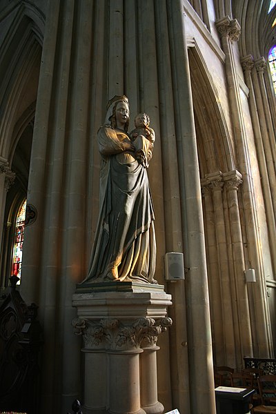 File:Villers sur Mer - Eglise Saint Martin - Statue.jpg