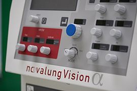 Vision α (Novalung), ventilateur oscillatoire à haute fréquence.