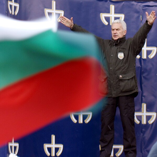 Volen Siderov at a National Union Attack rally