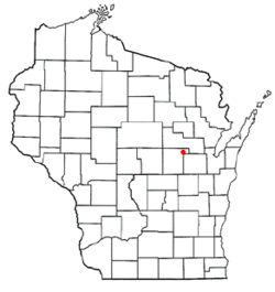 Vị trí trong Quận Waupaca, Wisconsin