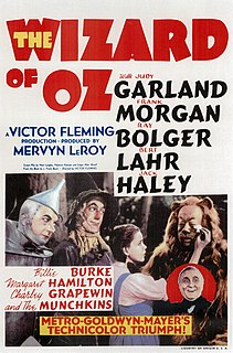 <i>The Wizard of Oz</i> (1939 film) 1939 movie based on the book by L. Frank Baum