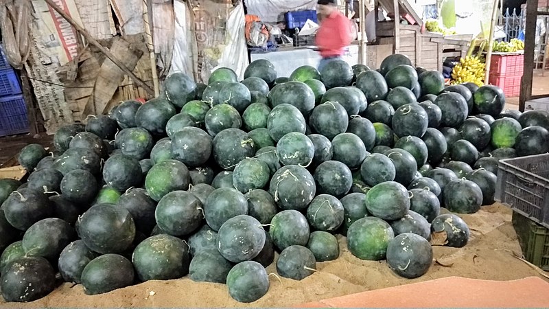 File:Watermelon out for sale.jpg